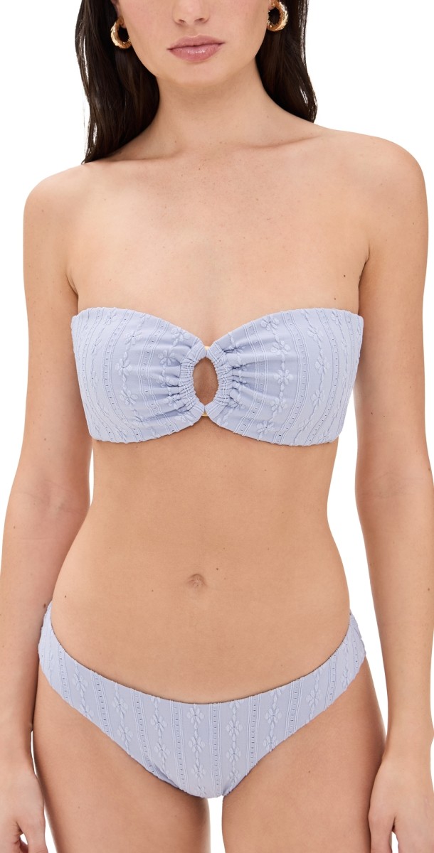 LSPACE Jasper Bikini Top Ice