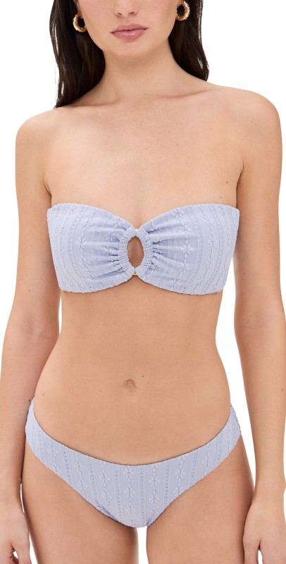 LSPACE Jasper Bikini Top Ice