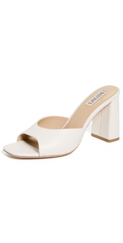 Badgley Mischka Cadence Mules White