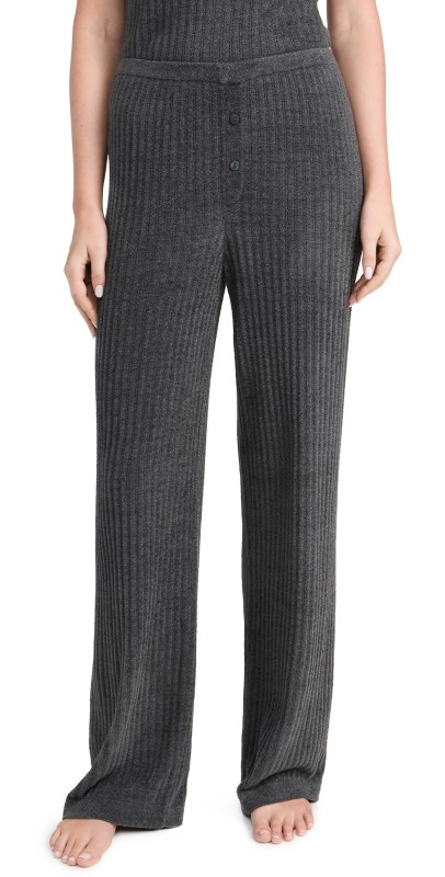 Barefoot Dreams CozyChic Ultra Light Ribbed Lounge Pants Carbon