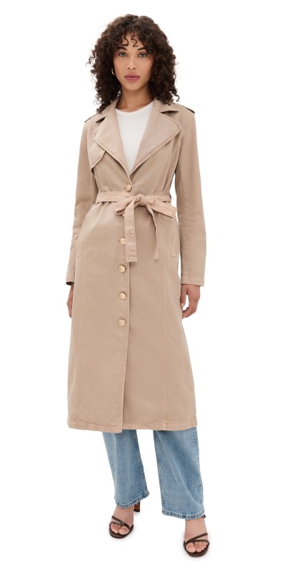L'AGENCE Zavia Trench Jacket Dark Cappuccino