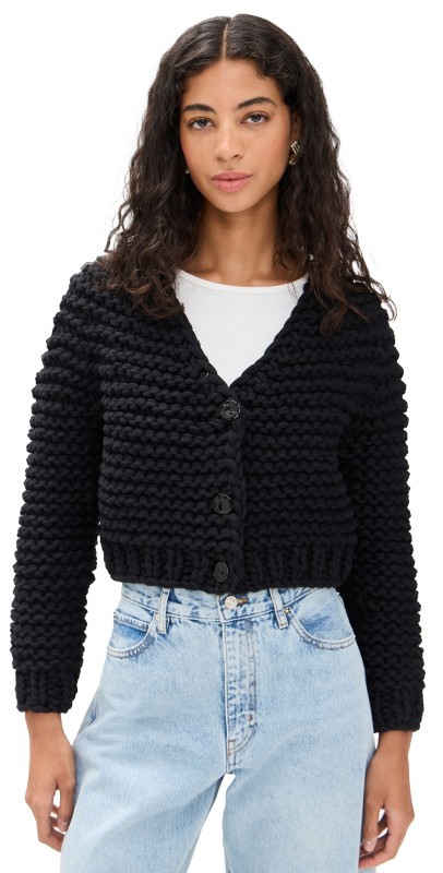 FRAME The Bubble Cardi Black
