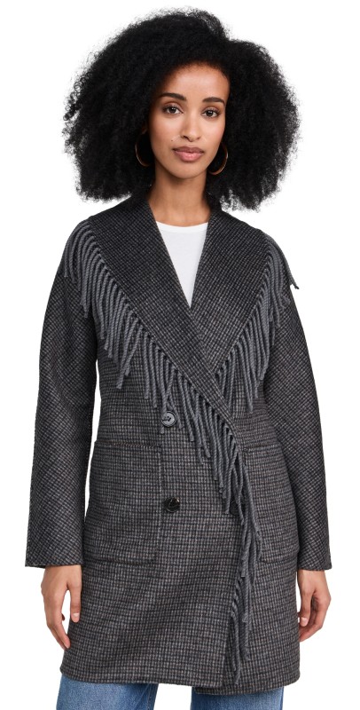 RAILS Hugo Jacket Charcoal Check