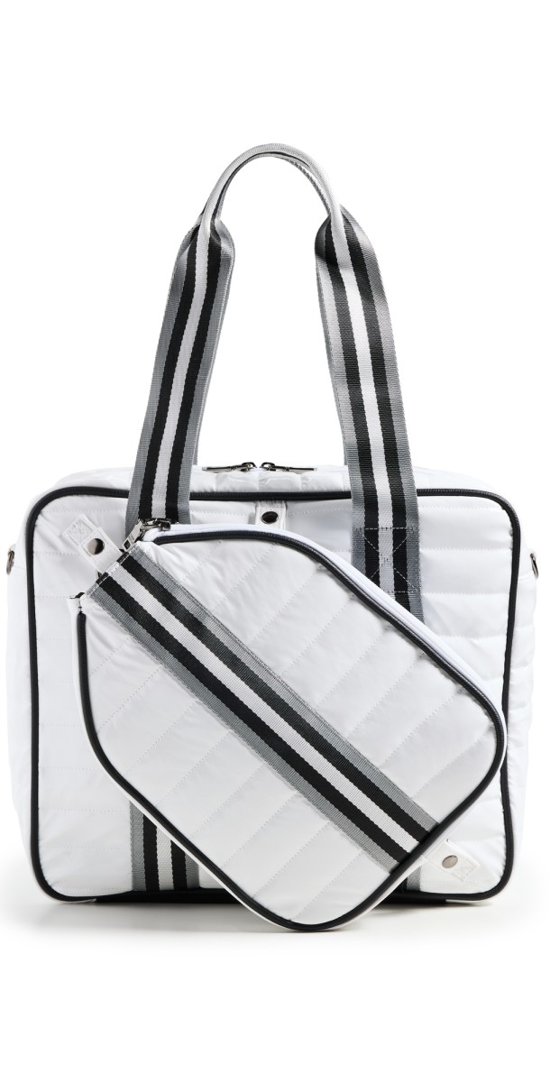 Think Royln Sporty Spice Pickleball Bag White Patent