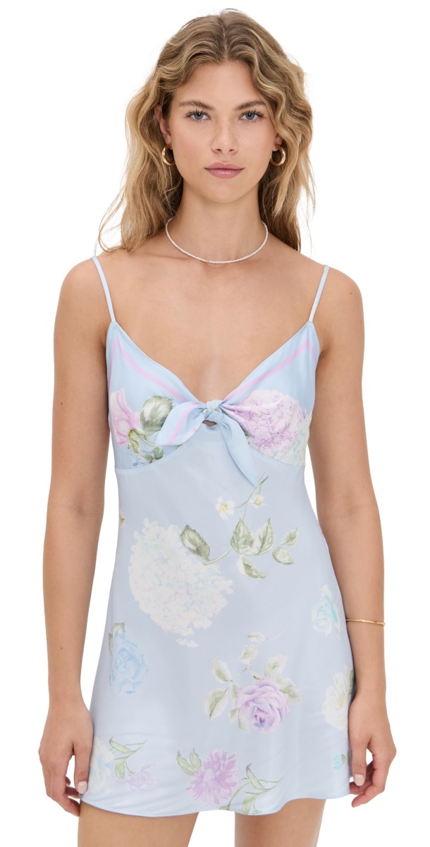 LoveShackFancy Beliona Dress Amethyst Sky