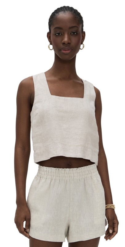 RAILS Akira Top Heathered Flax