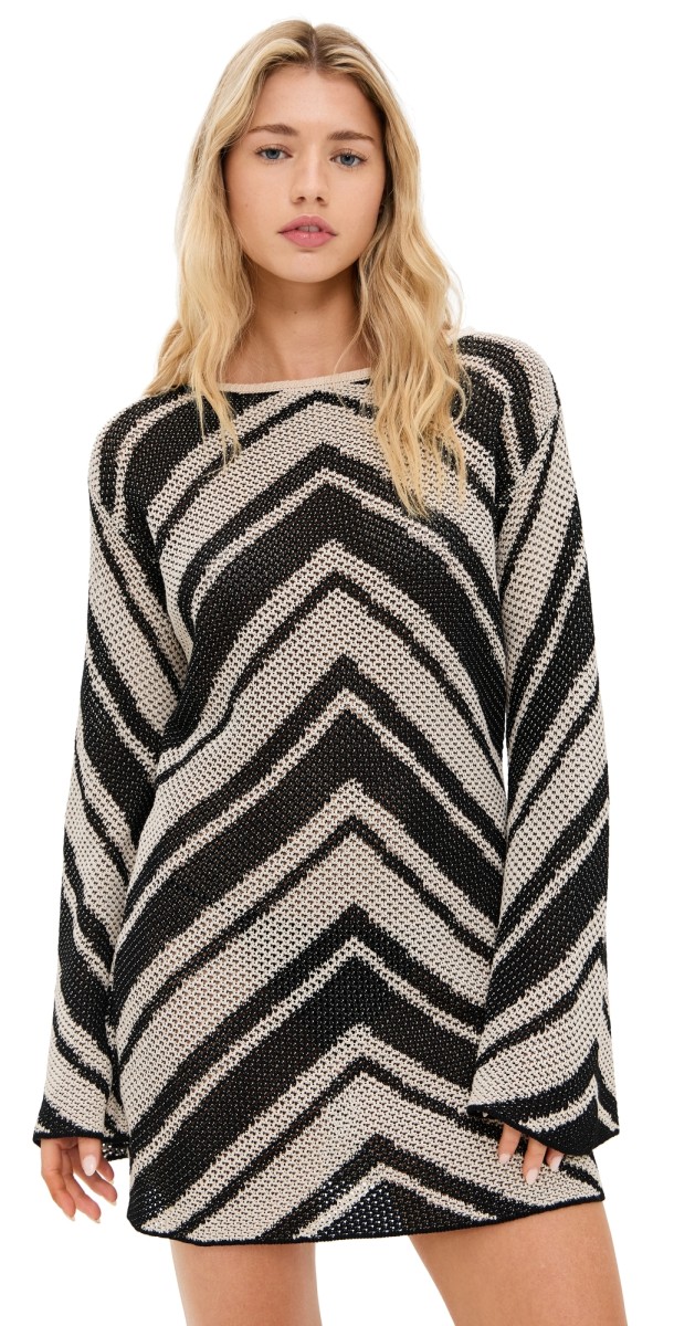 Seven Wonders Mazie Mini Dress Black Multi