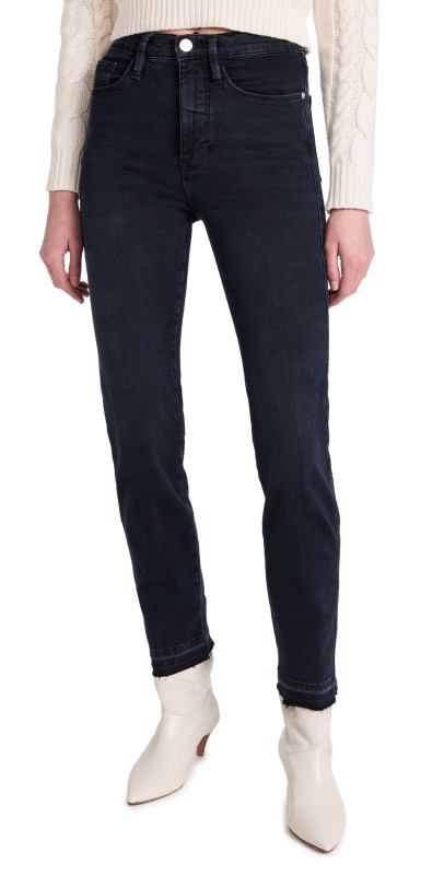 FRAME Le Sylvie Released Hem Jeans Plymouth