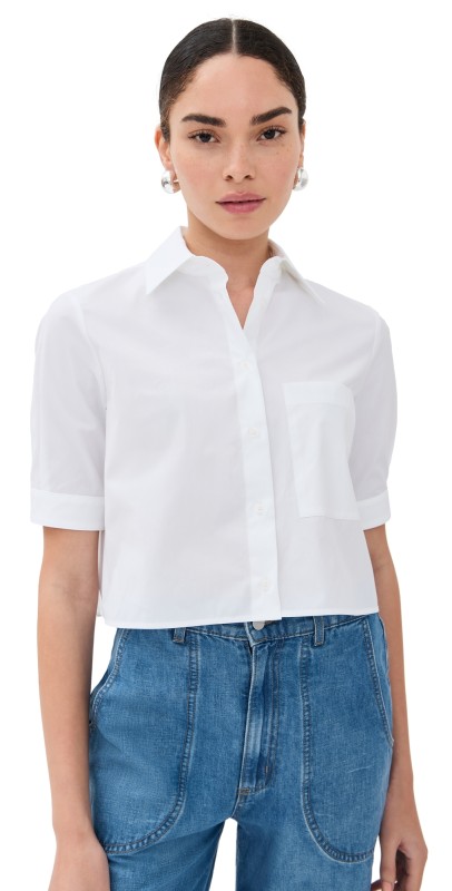TWP Short Lived Button Down White