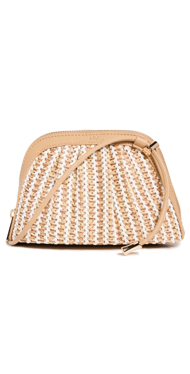 A. P.C. Bourse Ninon Small Crossbody Bag Bag Sand