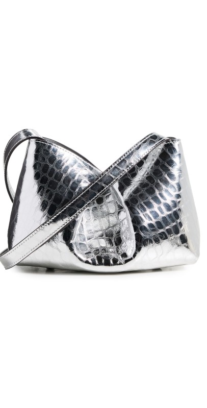 rag & bone Bloom Small Crossbody Bag Silver