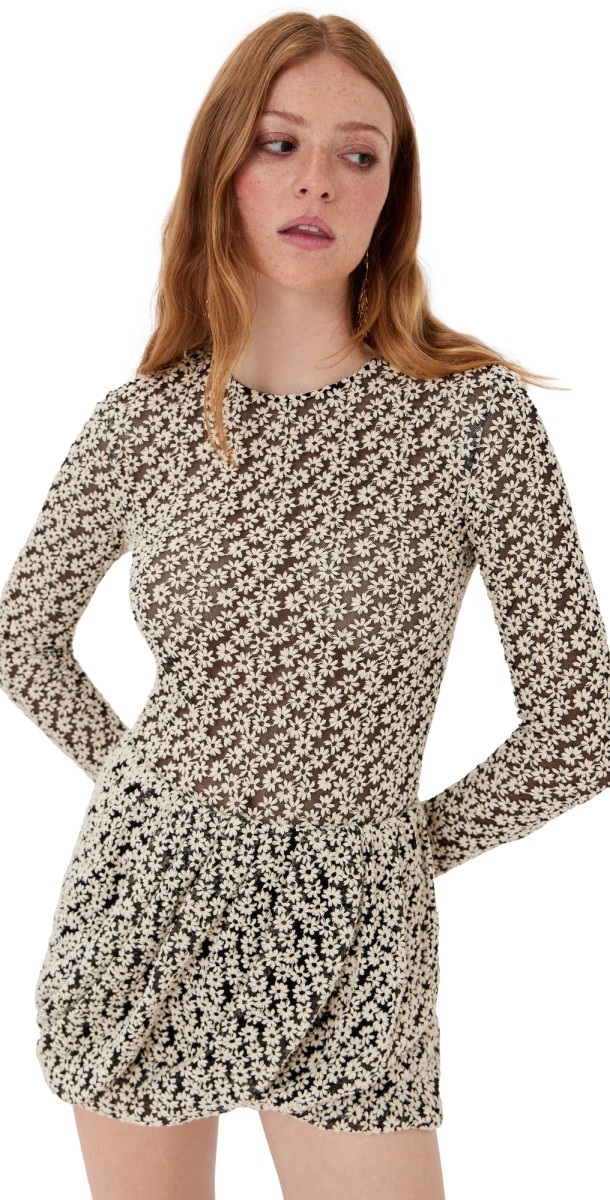 Isabel Marant Soline Top Ecru/Black
