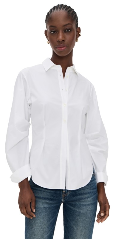 HEVRON Drexel Shirt White