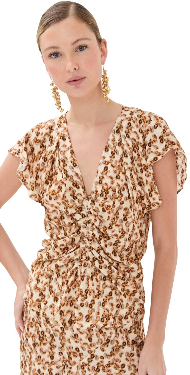 Isabel Marant Lonea Top Ochre