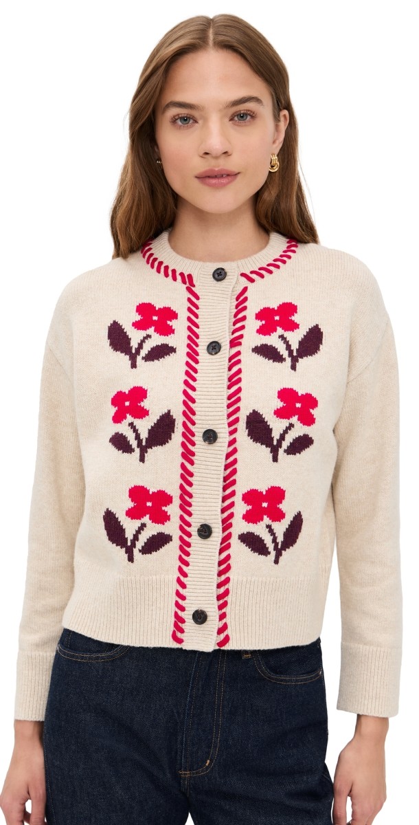 RAILS Mavie Cardigan Carmine Floral