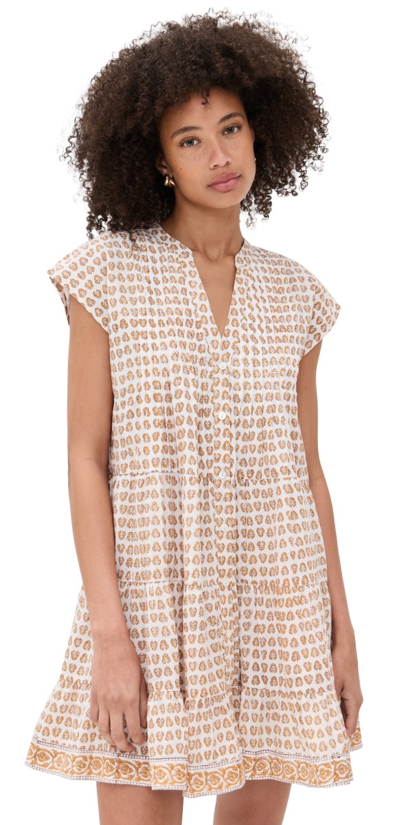 Marea Mackenzie Dress White Marigold Thistle