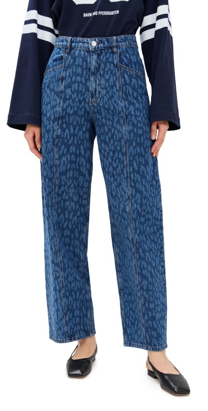 BAUM UND PFERDGARTEN Nara Jeans Leopard Vintage Blue