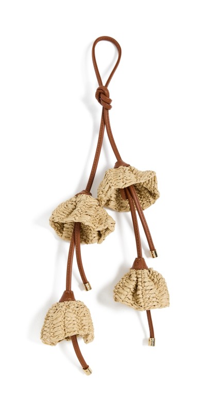 Ulla Johnson Flower Raffia Charm Natural
