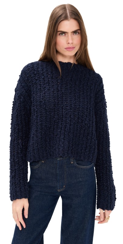 LE BOP Marina Pullover Sweater Navy