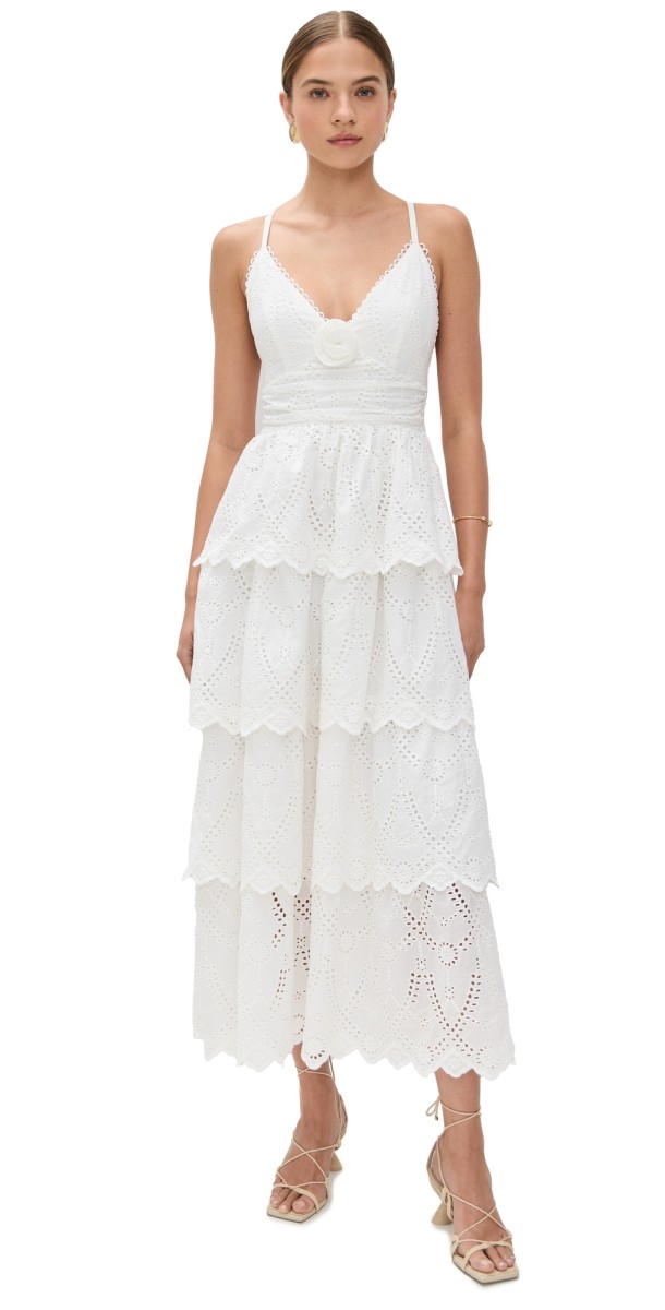 ASTR the Label Faeryn Dress White