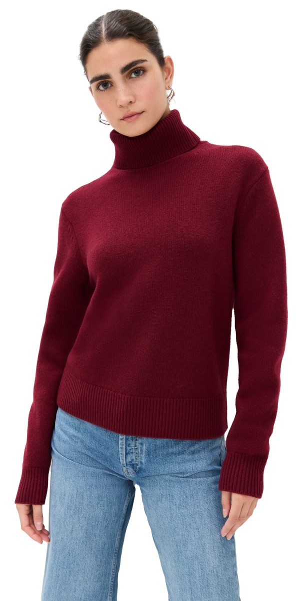ANINE BING Idra Sweater Burgundy