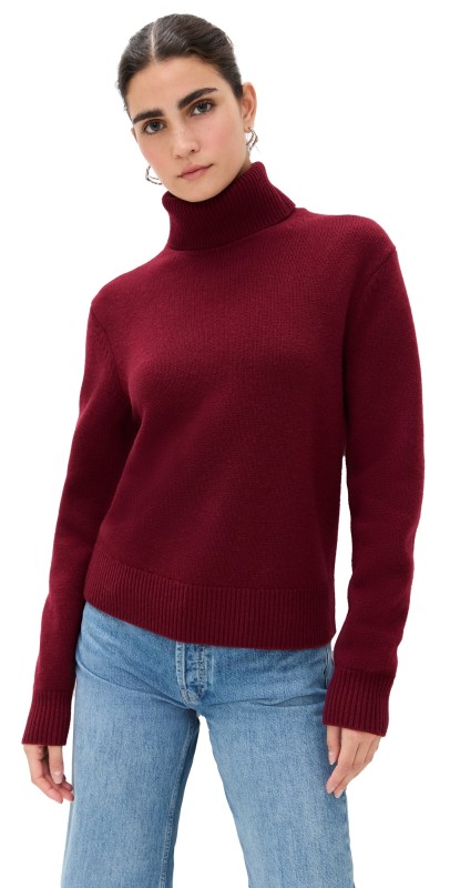 ANINE BING Idra Sweater Burgundy
