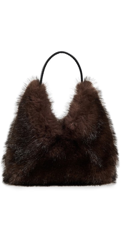 A. L.C. Sia Faux Fur Bag Mink
