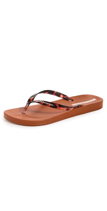 Ipanema Anat Connect Fem Flip Flops Brown/Clear