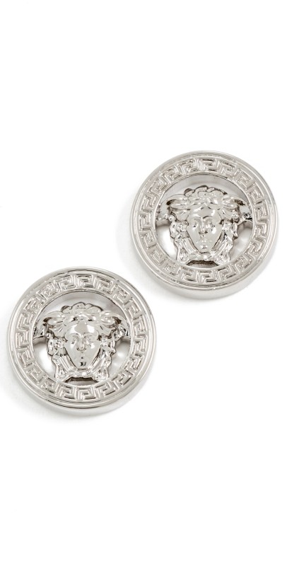 Versace Medusa '95 Stud Earrings 3J030-Palladium
