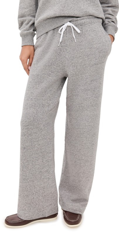 Polo Ralph Lauren Wide Leg Sweatpants Grey Heather