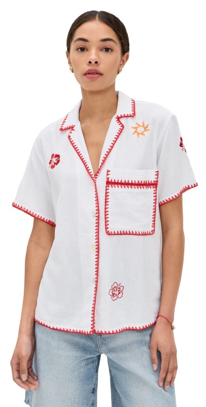 RAILS Island Top White