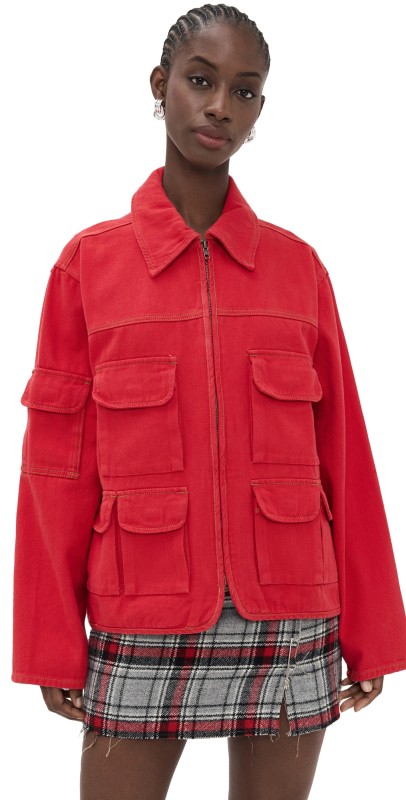 Lioness Renacida Jacket Crimson