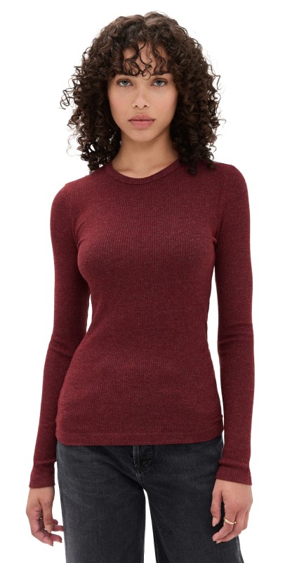 AGOLDE Delphi Slim Tee Brick