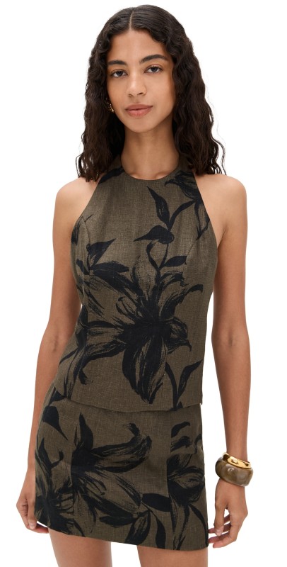 Reformation Avielle Linen Two Piece Set Isadora