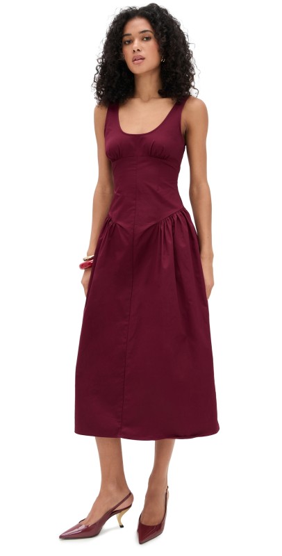 Lioness Luna Rosa Maxi Dress Burgundy