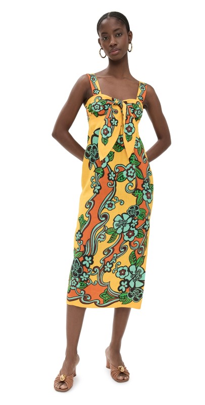 ALÉMAIS Flame Midi Dress Multi