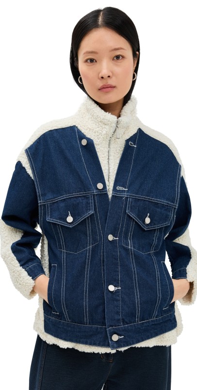 BLANKNYC Feeling Frosty Jacket Dark Wash