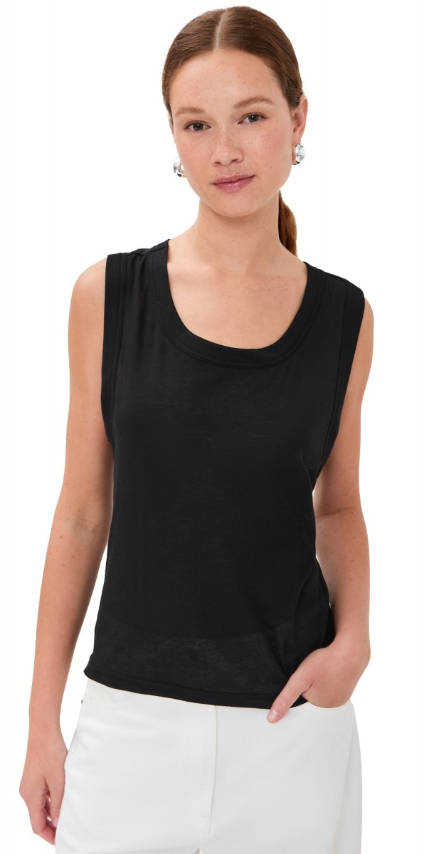 CO Jersey Tank Top Black