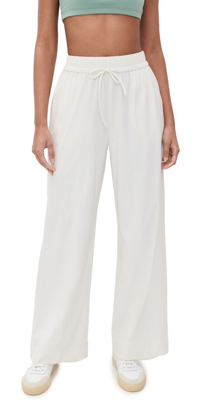 Sweaty Betty Summer City Wide Leg Pants Lily White
