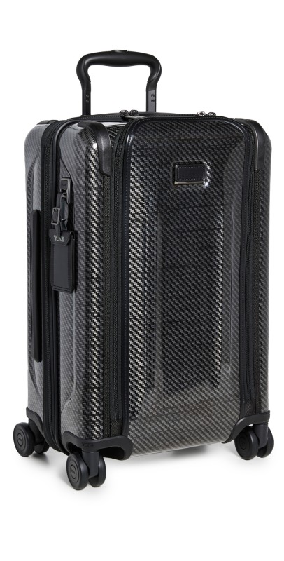 TUMI International Front Pocket Expandable 4 Wheeled Carry-On Black/Graphit