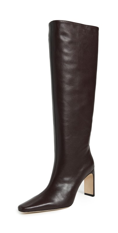STAUD Wally High Heel Boots Espresso