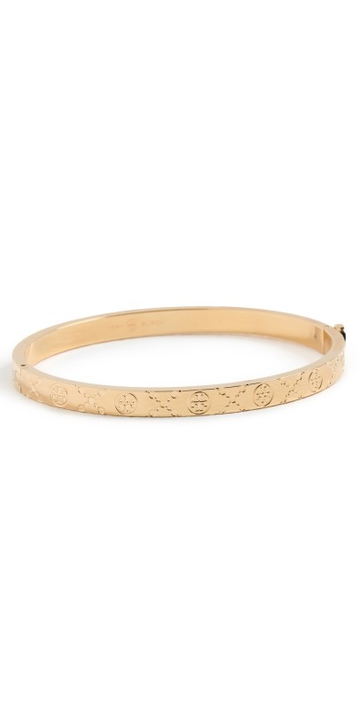 Tory Burch T Monogram Hinge Bracelet 5mm Tory Gold