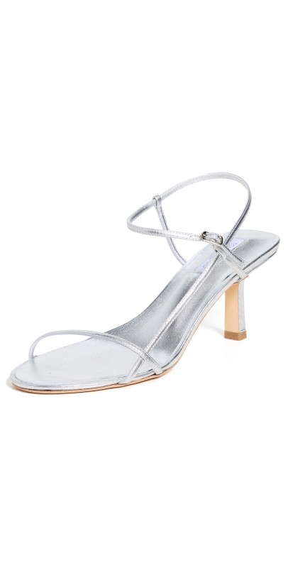 Tony Bianco Caprice Heels Silver Metallic