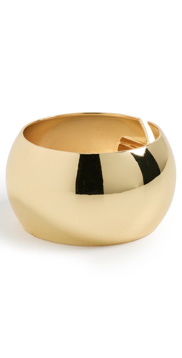 SHASHI Dome Bangle Bracelet Gold