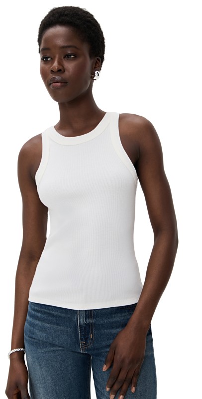 Reformation Tasha Tank White
