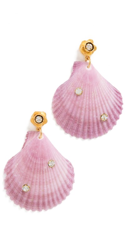 Brinker + Eliza On Holiday Earrings Lilac