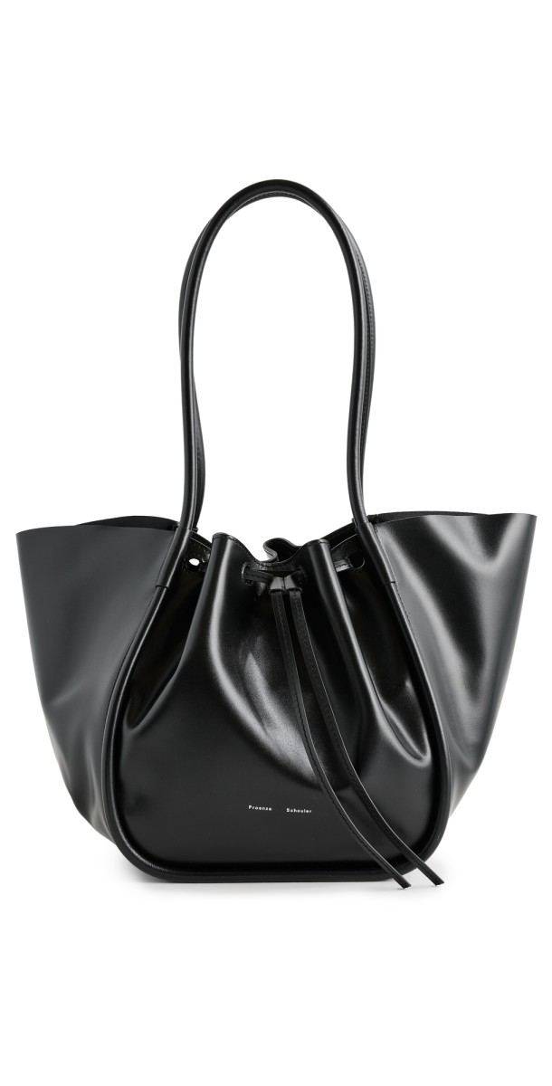 Proenza Schouler Large Ruched Tote Black