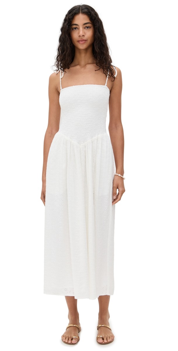 WAYF Melody Convertible Dress Ivory