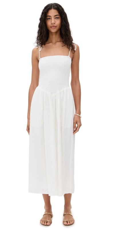 WAYF Melody Convertible Dress Ivory
