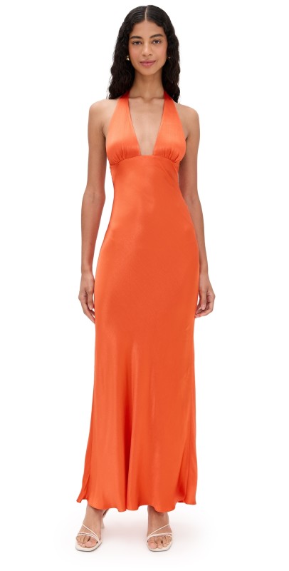 Bec + Bridge Carmela Halter Dress Fire Red